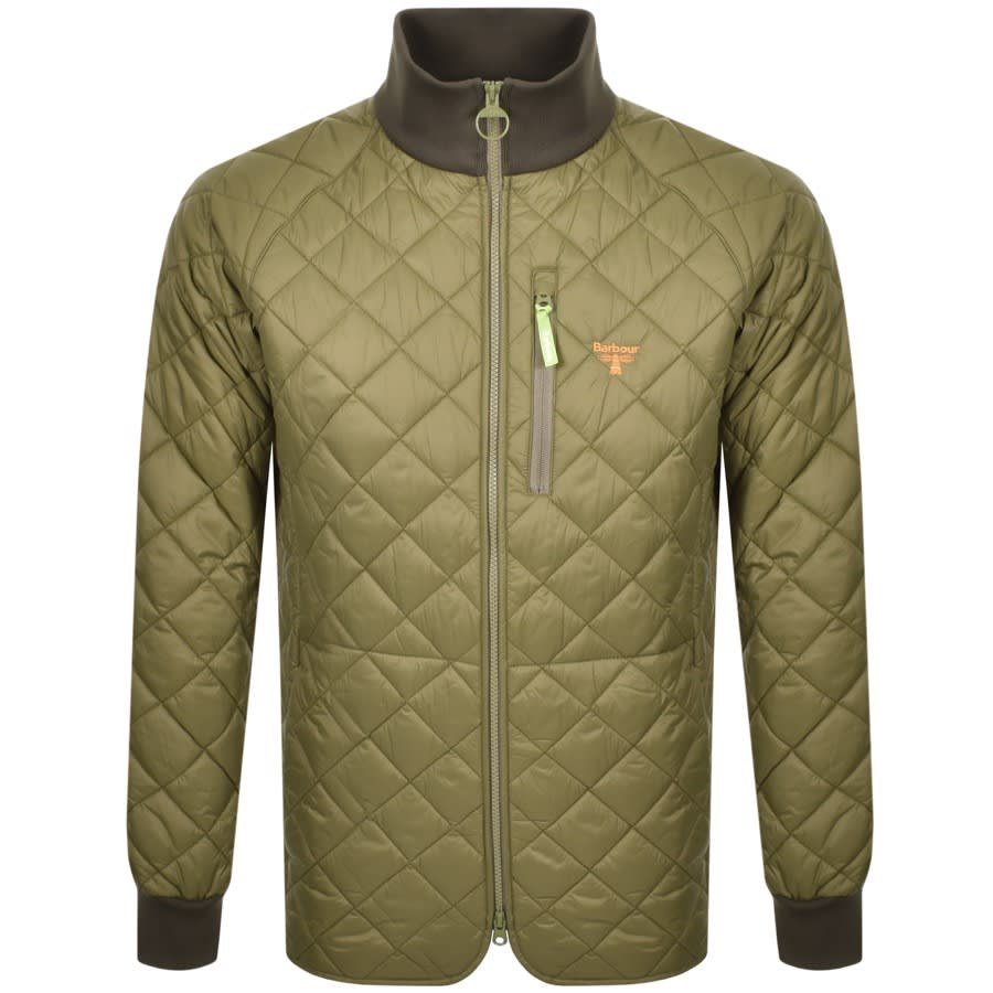 Barbour Beacon Fell Quilted Jacket Khaki | Mainline Menswear